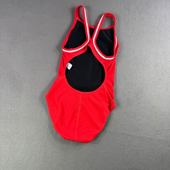 Vintage Dolfin Swimsuit S Baywatch One Piece Red Life Guard Pamela‎ Anderson - Picture 3 of 7